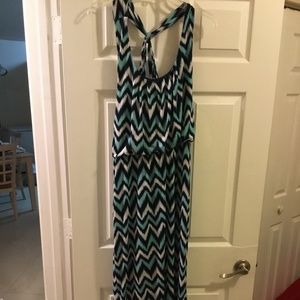 Three Pink Heart summer maxi dress XXL